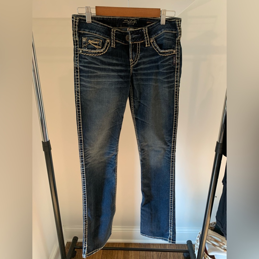 Silver Bootcut Jeans